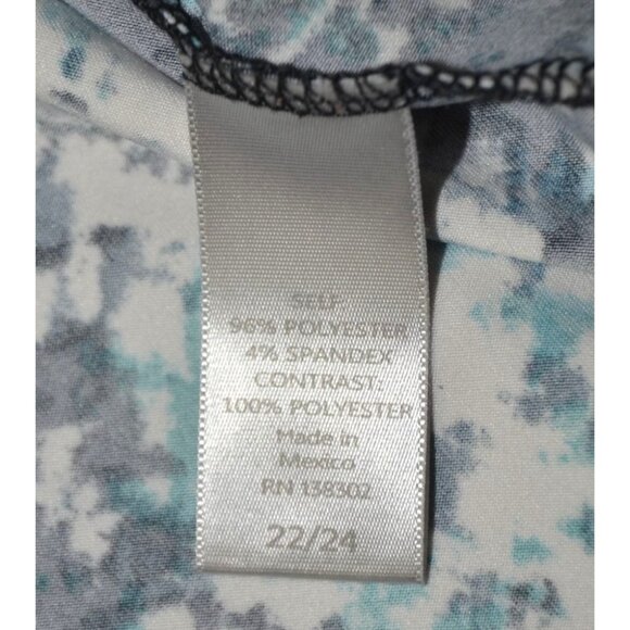 Avenue Women's Tunic Blouse Plus Size 22W 24W Abstract Pattern Stretch Office - Picture 9 of 10